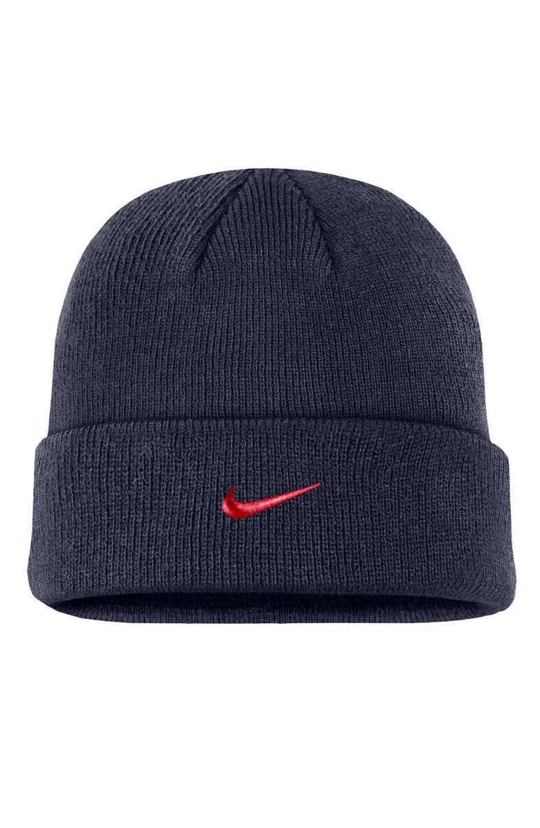 Nike Youth Nike Navy US Hockey Terra Cuffed Knit Hat, Alternate, color, Navy