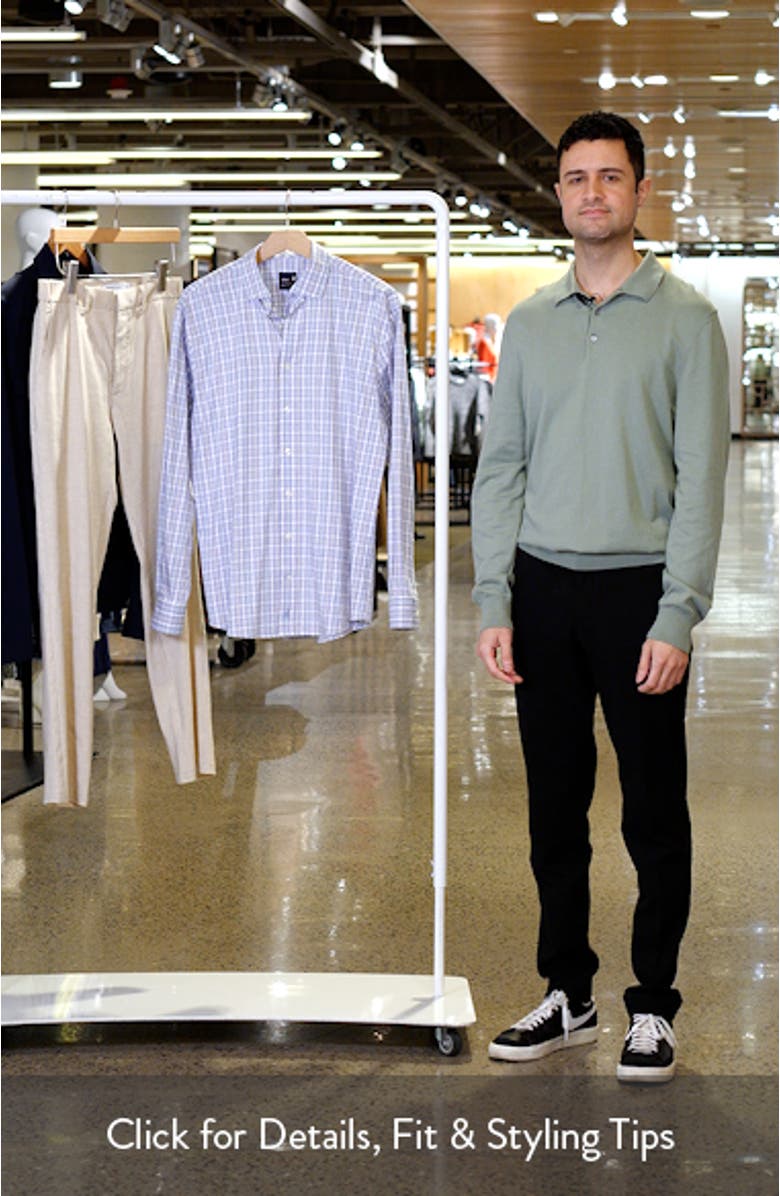 Bruin Plaid Performance Button-Up Shirt, sales video thumbnail