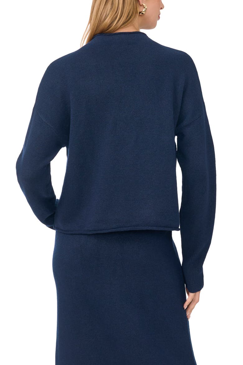 Loose Knit Crewneck Sweater, Alternate, color, CLASSIC NAVY