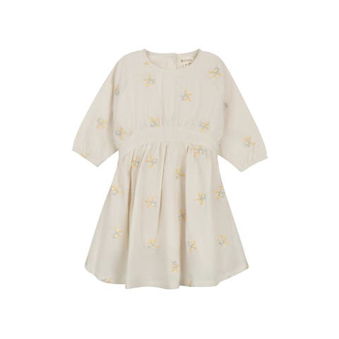 Looms Holland Collection - Girls Embroidered Floral Dress (Toddler, Little Kid & Big Kid)