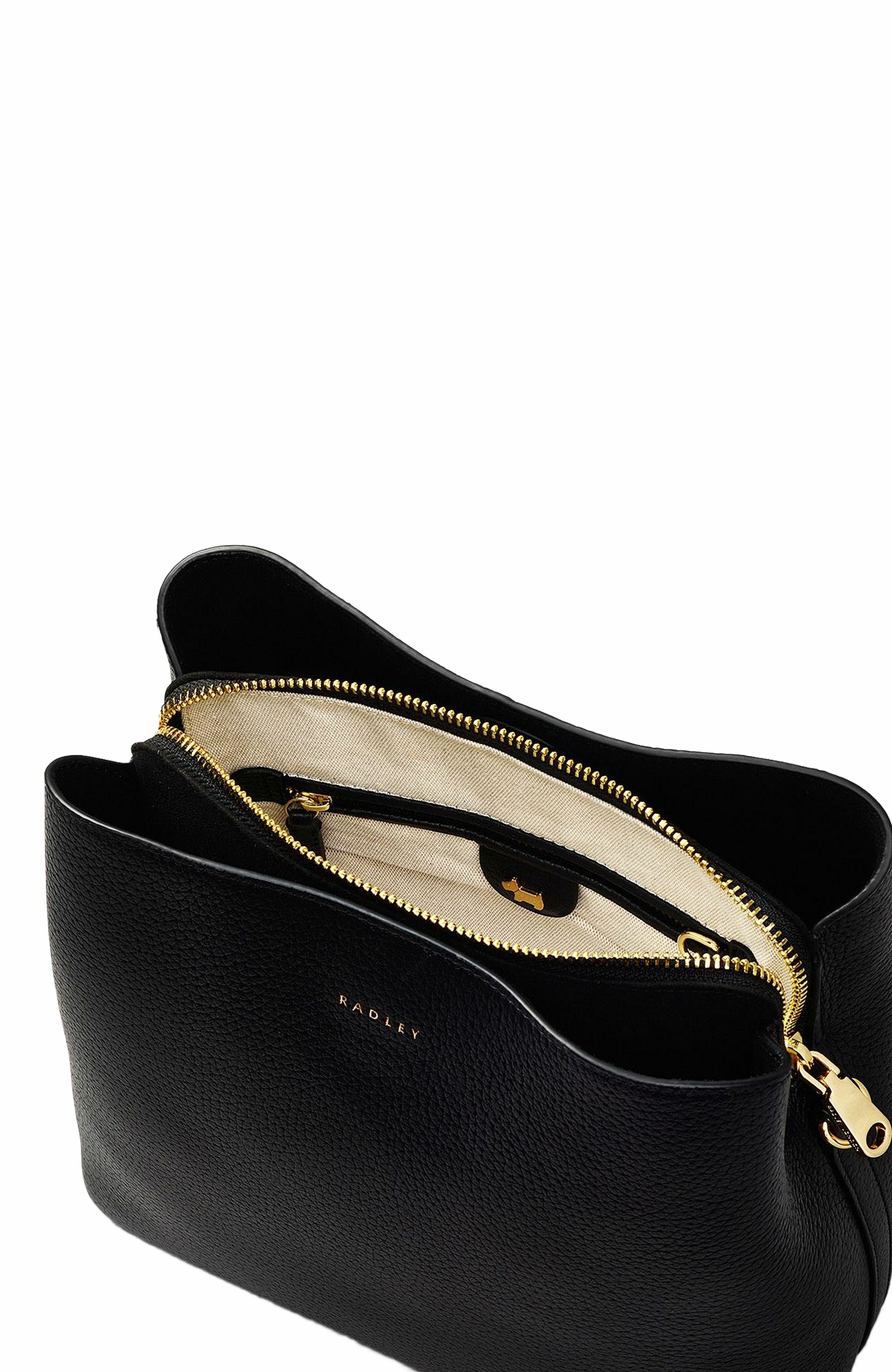 Radley Dukes Place Medium Compartment Crossbody Bag, Alternate, color, Black