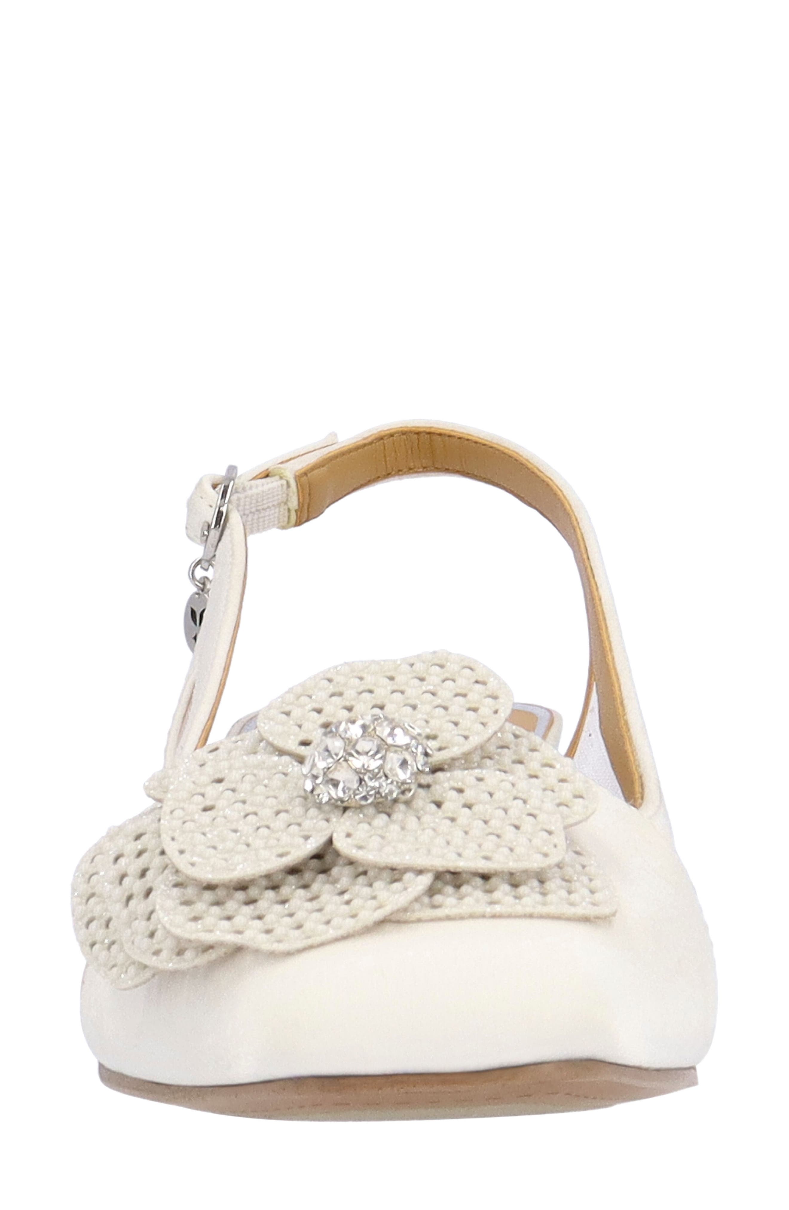 Bellina Slingback Pump, Alternate, color, WHITE