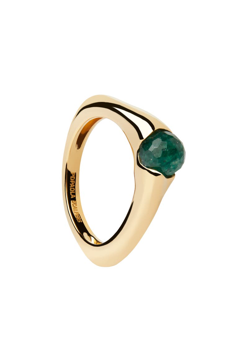 Oasis Ring, Alternate, color, Green Aventurine