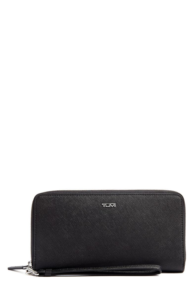 Belden Leather Travel Wallet, Main, color, BLACK
