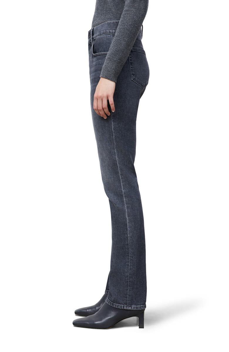 Lafayette 148 New York Reeve High Waist Straight Ankle Jeans, Alternate, color,