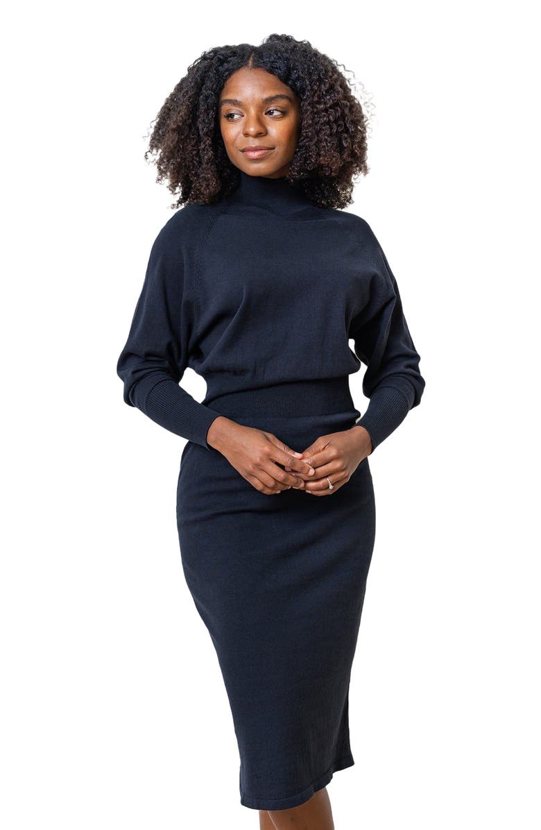 Hope & Henry Women's Dolman Sleeve Sweater Dress, Main, color,