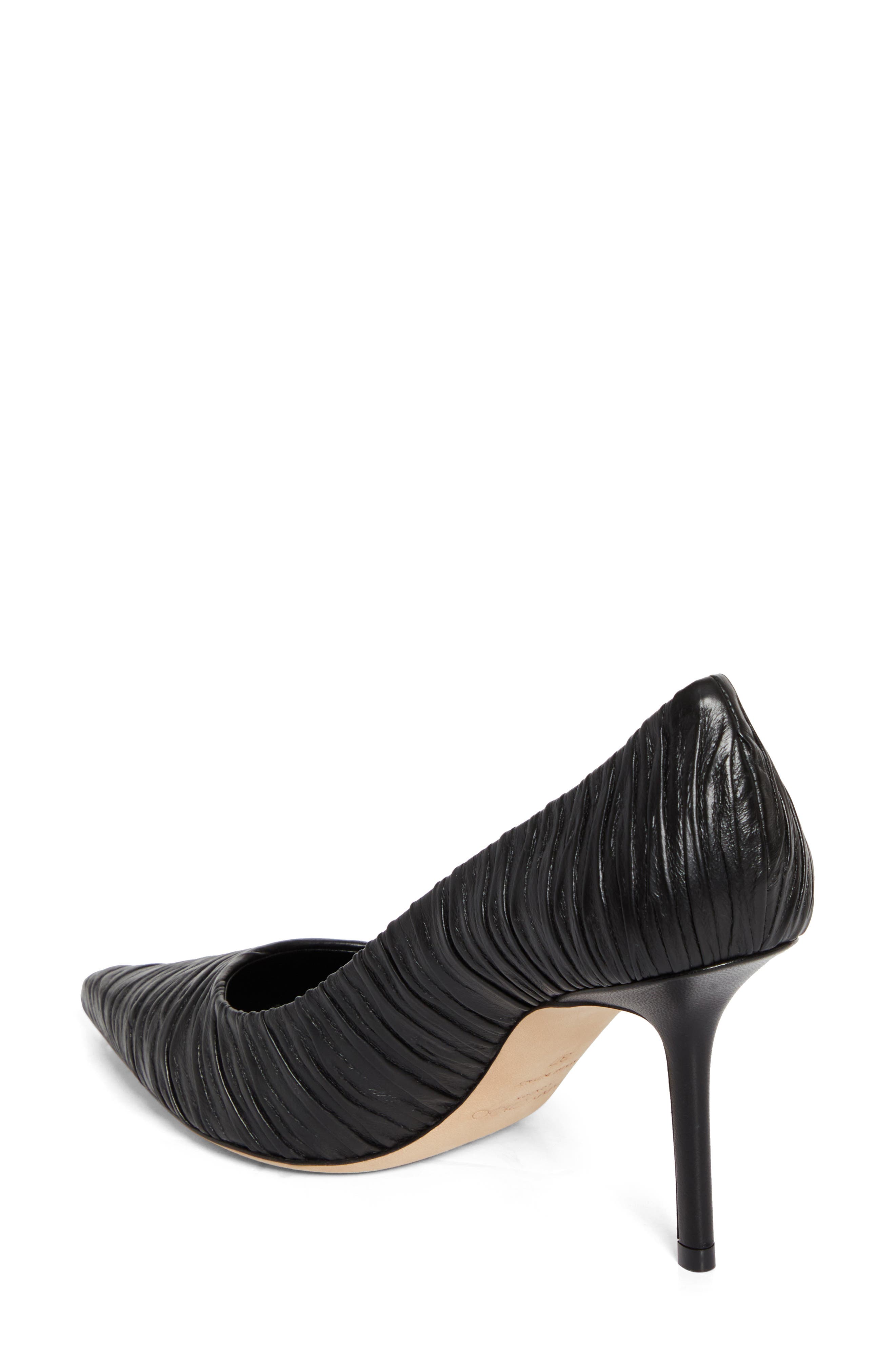 Jimmy Choo Love Ruched Pointed Toe Pump, Alternate, color, 