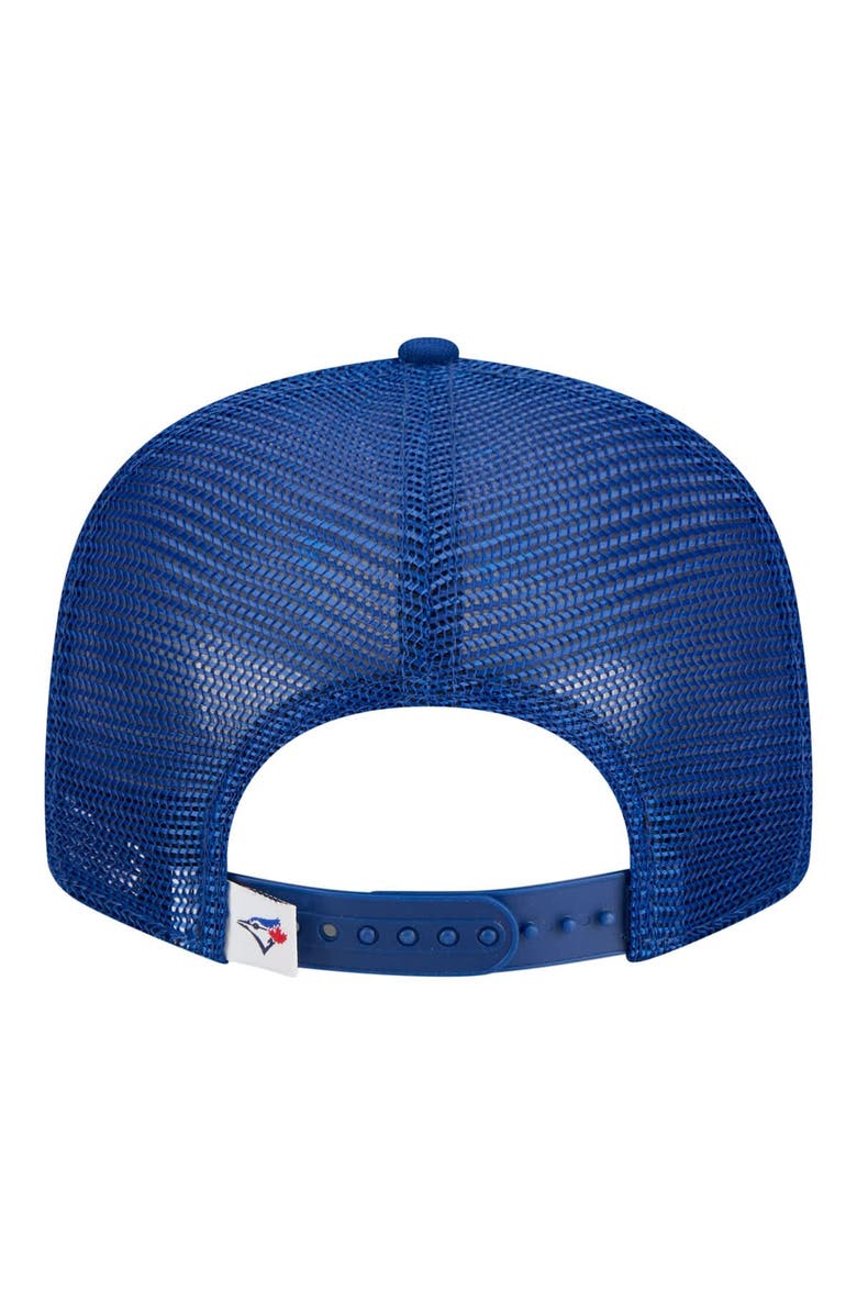 New Era Youth New Era Royal Toronto Blue Jays 9FIFTY Trucker Snapback Hat, Alternate, color, Royal