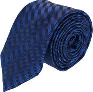 Trafalgar Nathanial Regal Patterned Diagonal Line Silk Business Necktie