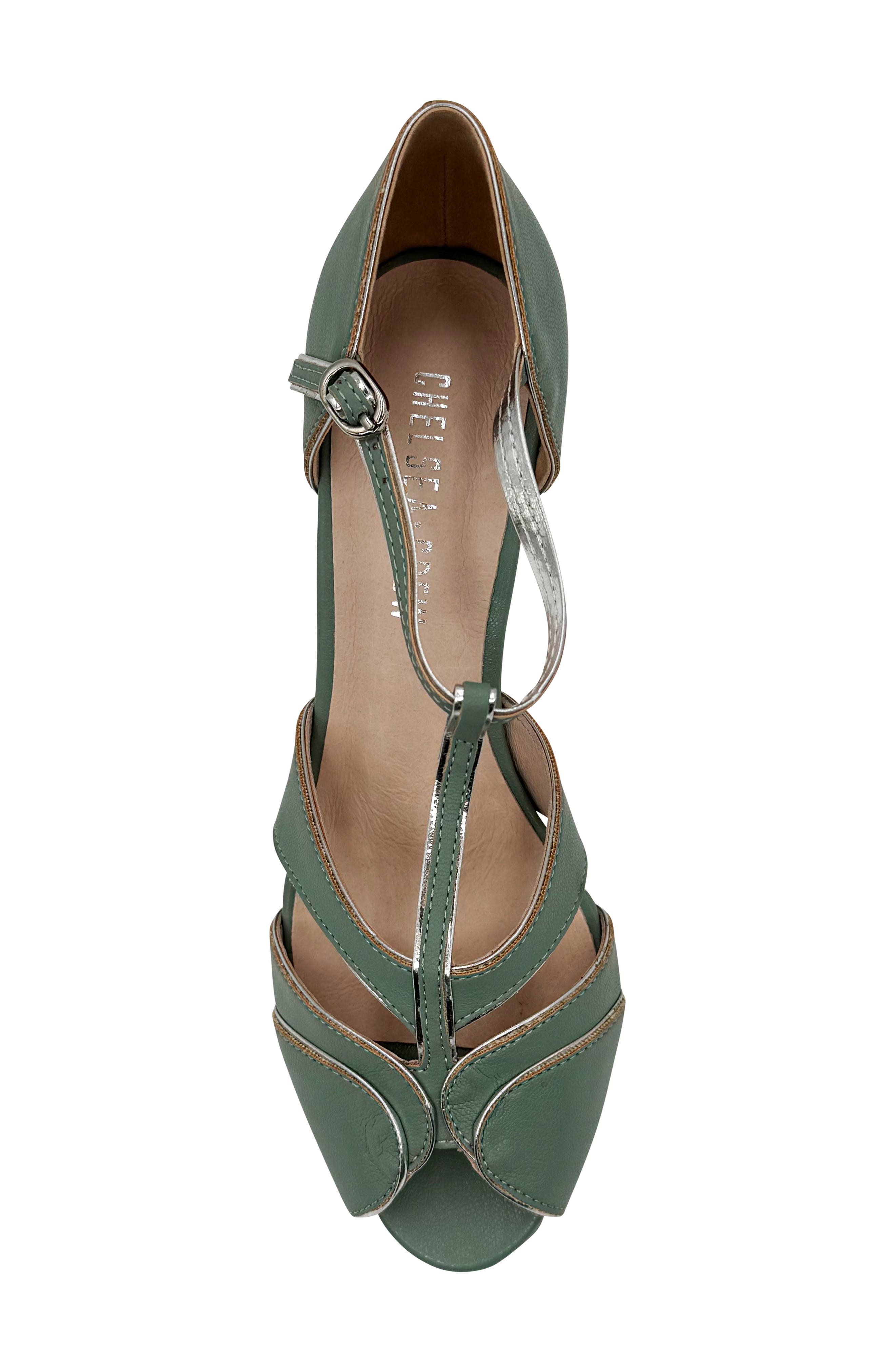 CHELSEA CREW Penelope Sandal, Alternate, color, Mint Pu