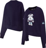 PRO STANDARD Women's Pro Standard Deep Sea Blue Seattle Kraken Mascot Crewneck Pullover Sweatshirt