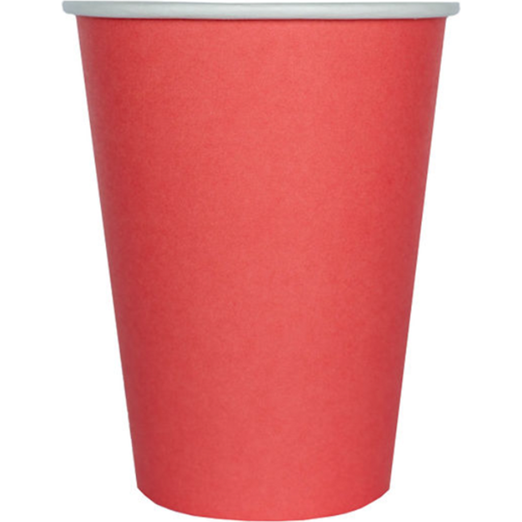 Jollity & Co Shade Collection 12 oz Cups In Poppy