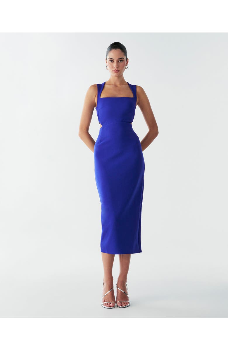 BWLDR Riri Maxi Dress, Alternate, color, Cobalt Blue