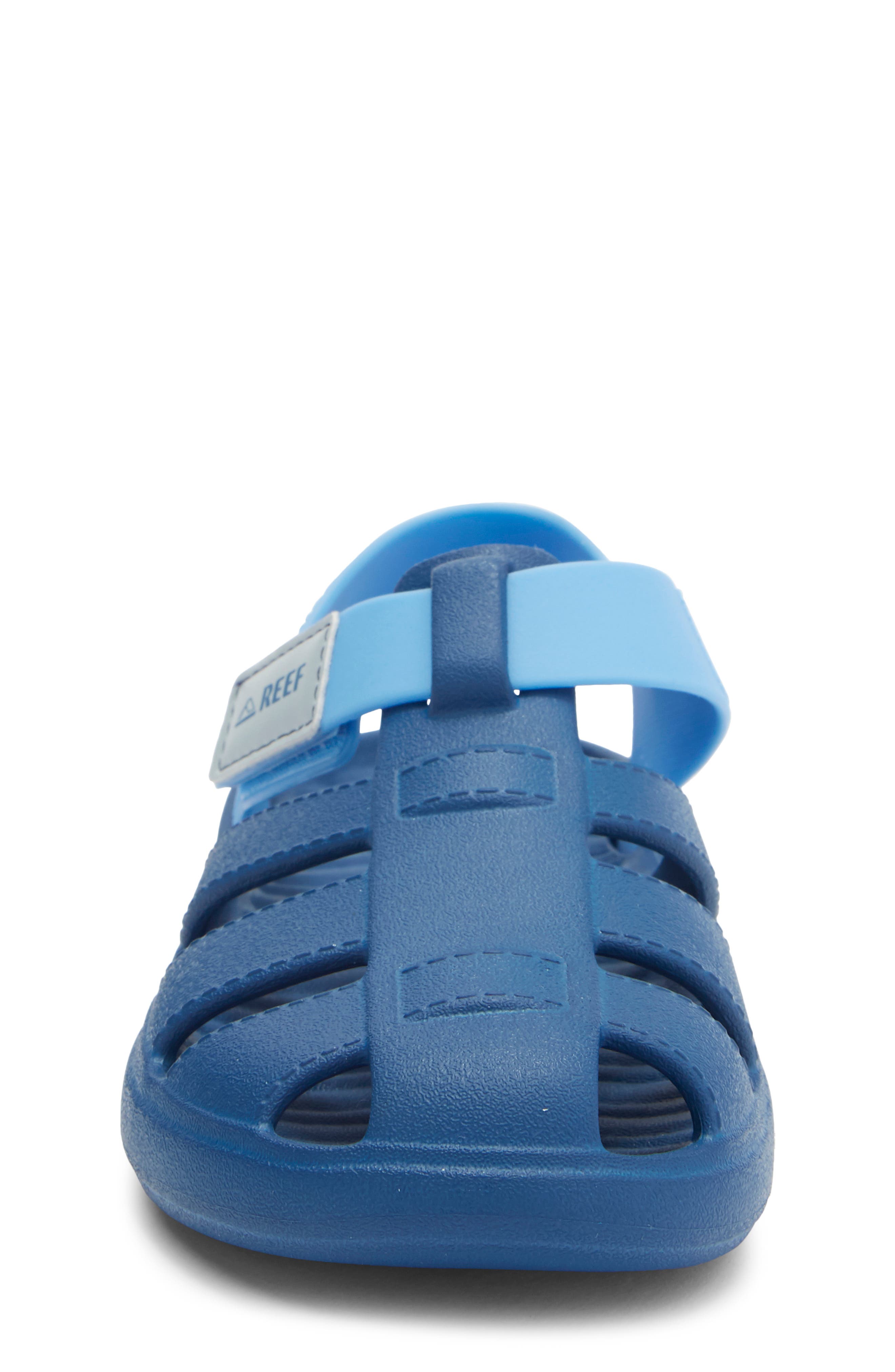 Reef Kids' Totally Beachin Fisherman Sandal, Alternate, color, Blue/ Light Blue