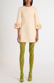 Valentino Garavani Solid Crepe Couture Minidress