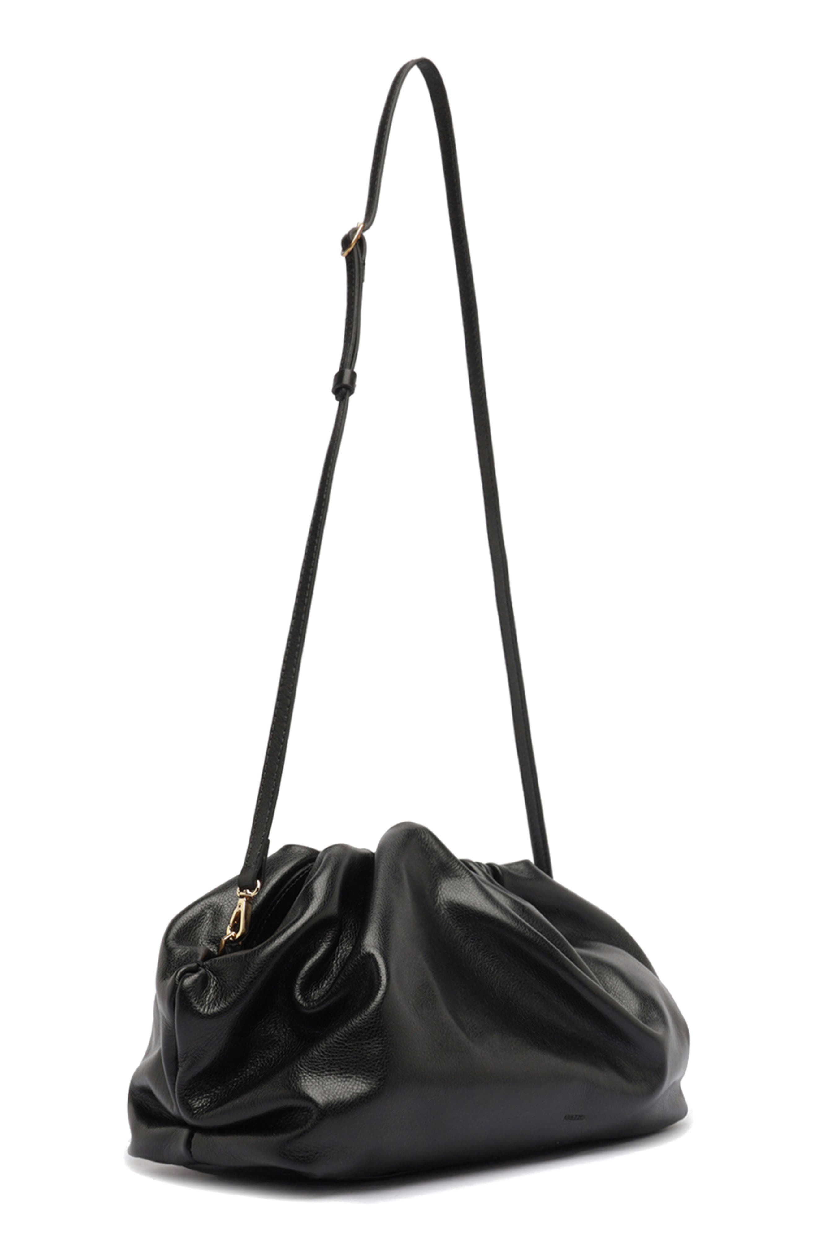 Arezzo Elizabeth Small Leather Clutch, Alternate, color, 