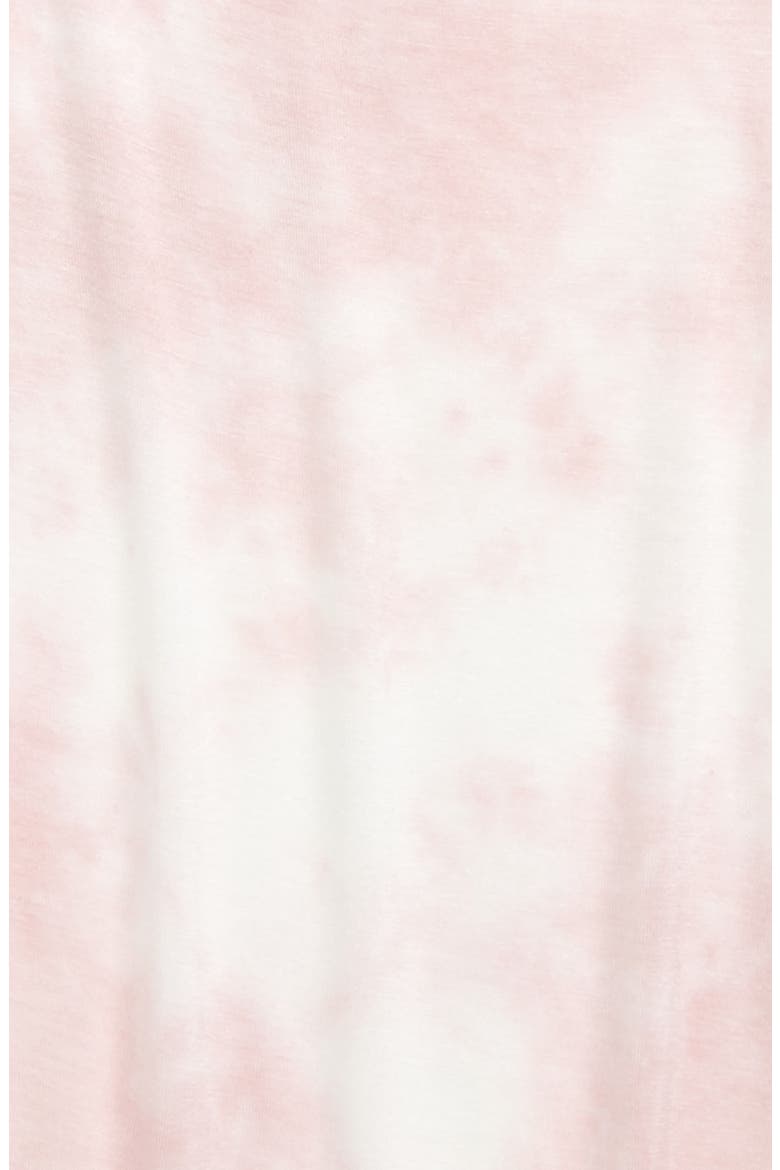 Kids' Side Cinch Shirt, Alternate, color, PINK SILVER TIE DYE