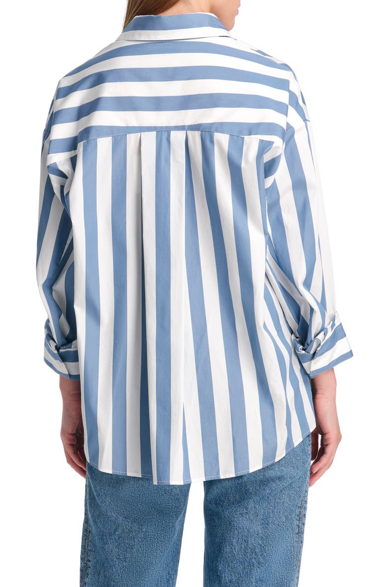 TWP New Earl Stripe Button-Up Shirt, Alternate, color, 