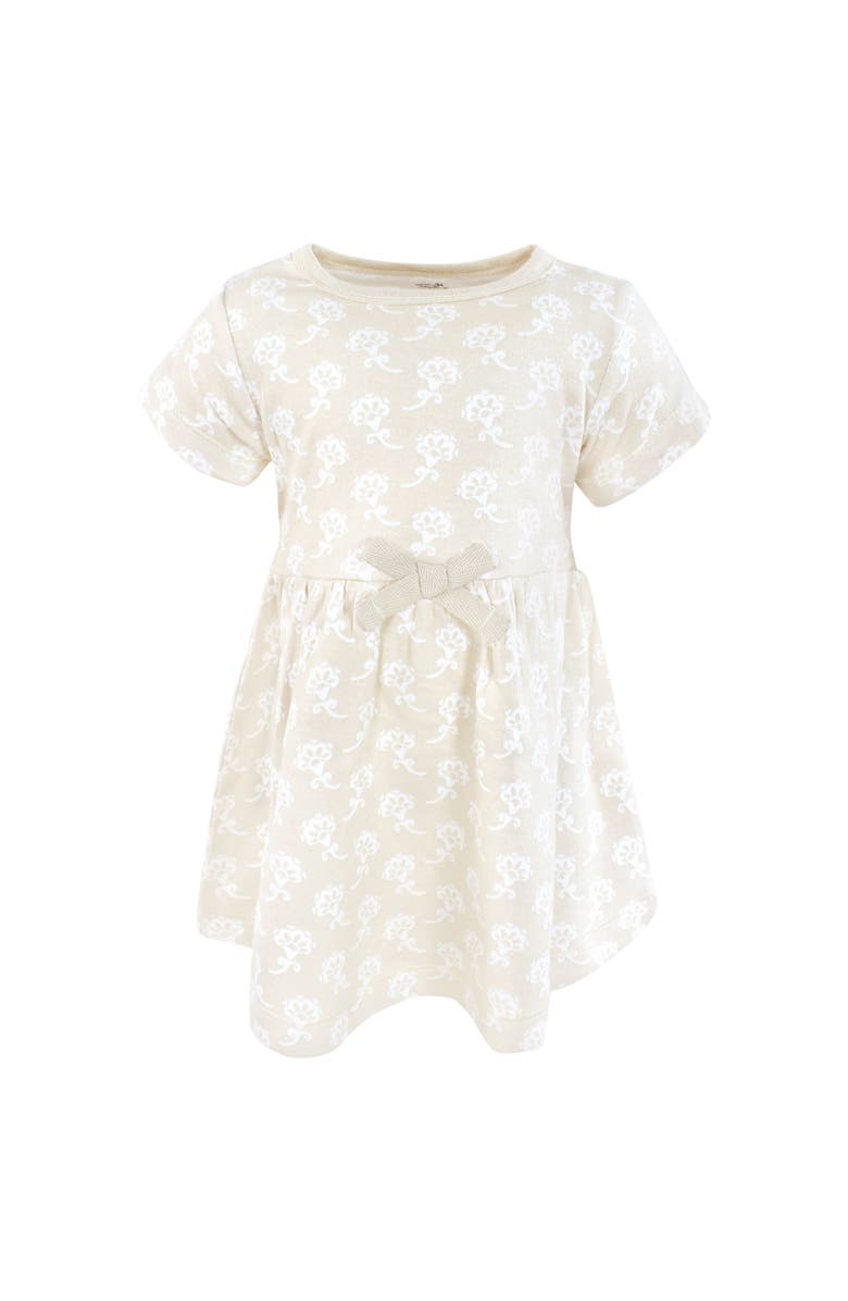 Touched by Nature Comfortable Organic Cotton Dresses with Short & Long Sleeve Variations, Alternate, color, Traditional Floral