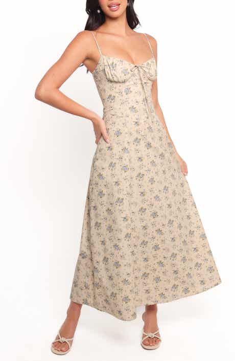 Petal & Pup Tiarna Lace Up Back Sleeveless Maxi Dress