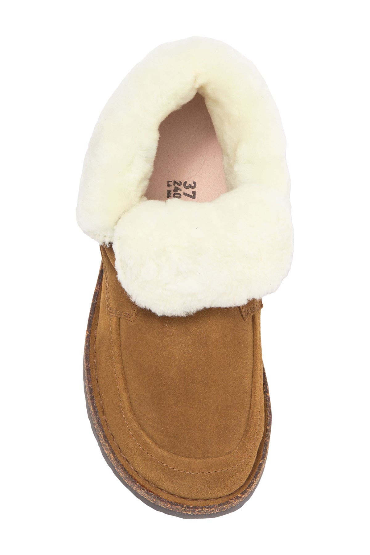 Birkenstock Bakki Genuine Shearling Lined Suede Boot - Discontinued, Alternate, color, 