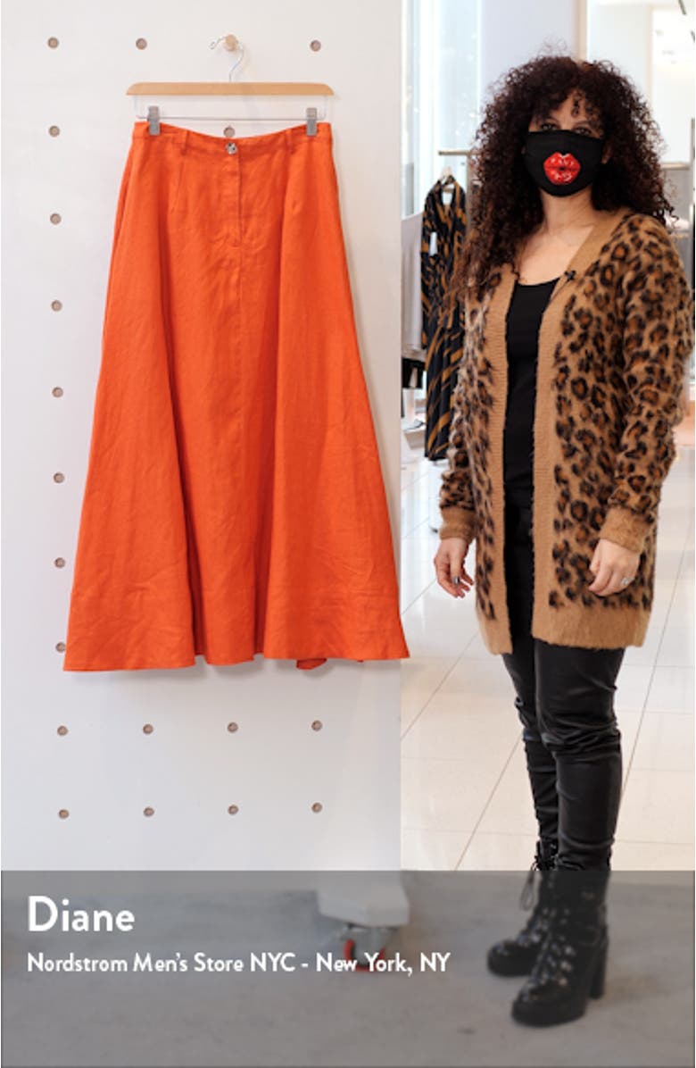 Cybele Linen Skirt, sales video thumbnail