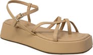 CHASE AND CHLOE Olsen Strappy Flatform Sandal