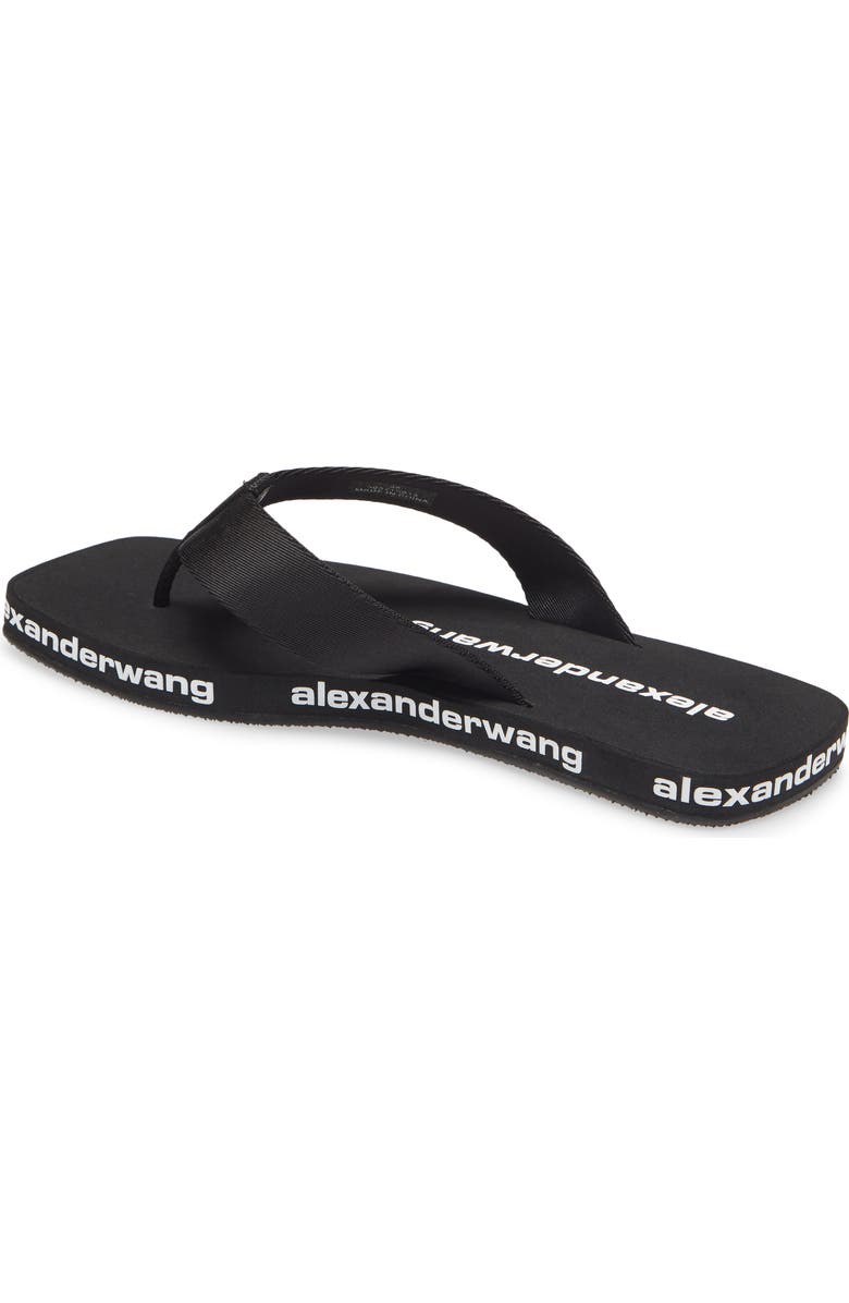 Alexander Wang Logo Flip Flop, Alternate, color,
