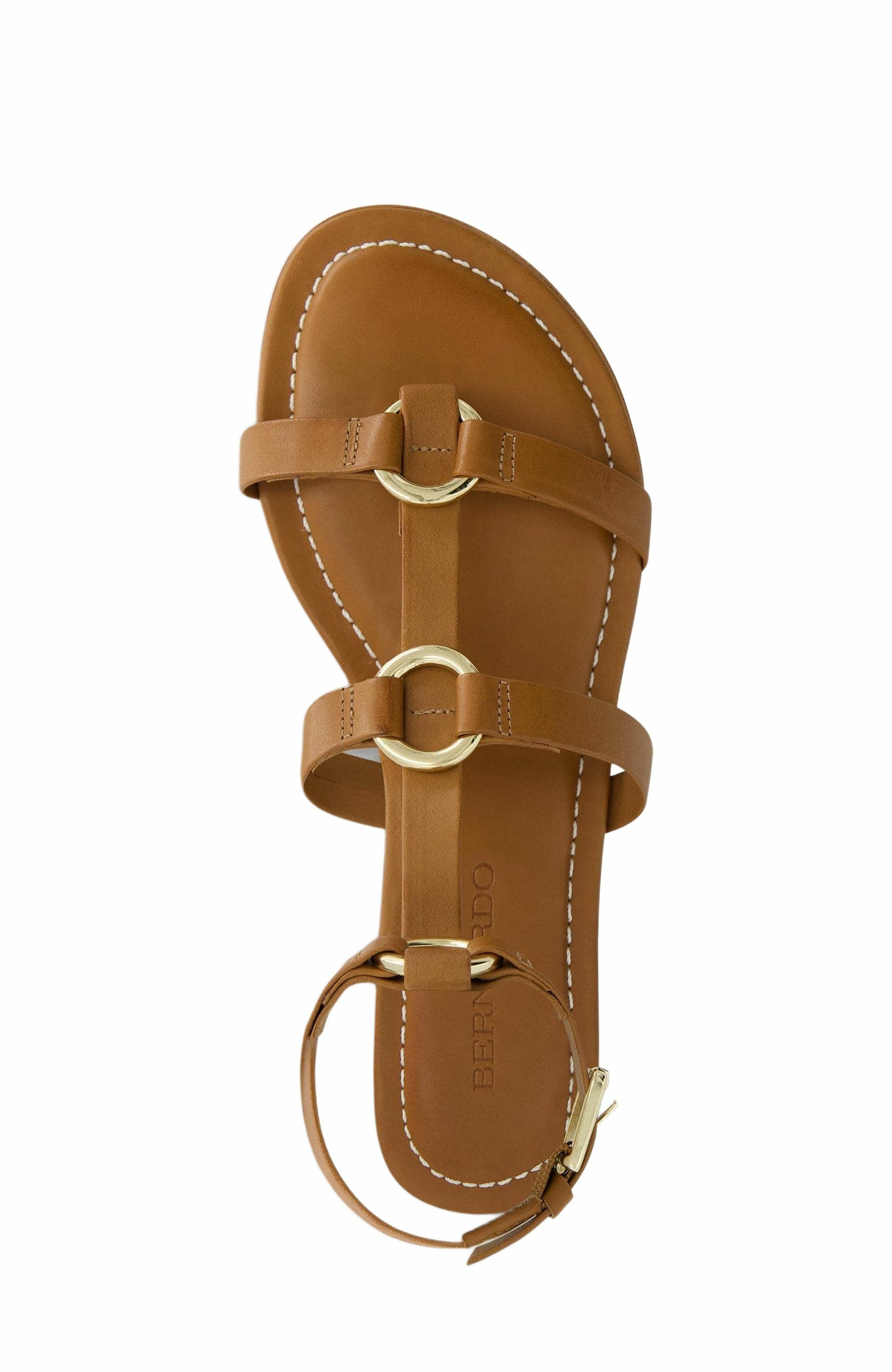Bernardo Footwear Hera Gladiator Sandal, Alternate, color, Luggage