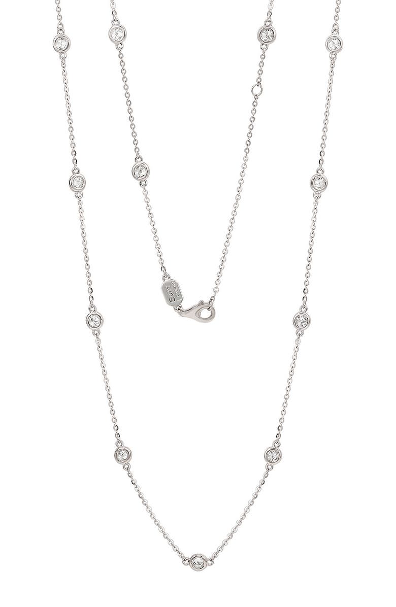 SUZY LEVIAN 14K Gold Diamond Station Chain Necklace - 0.80ct., Alternate, color, 