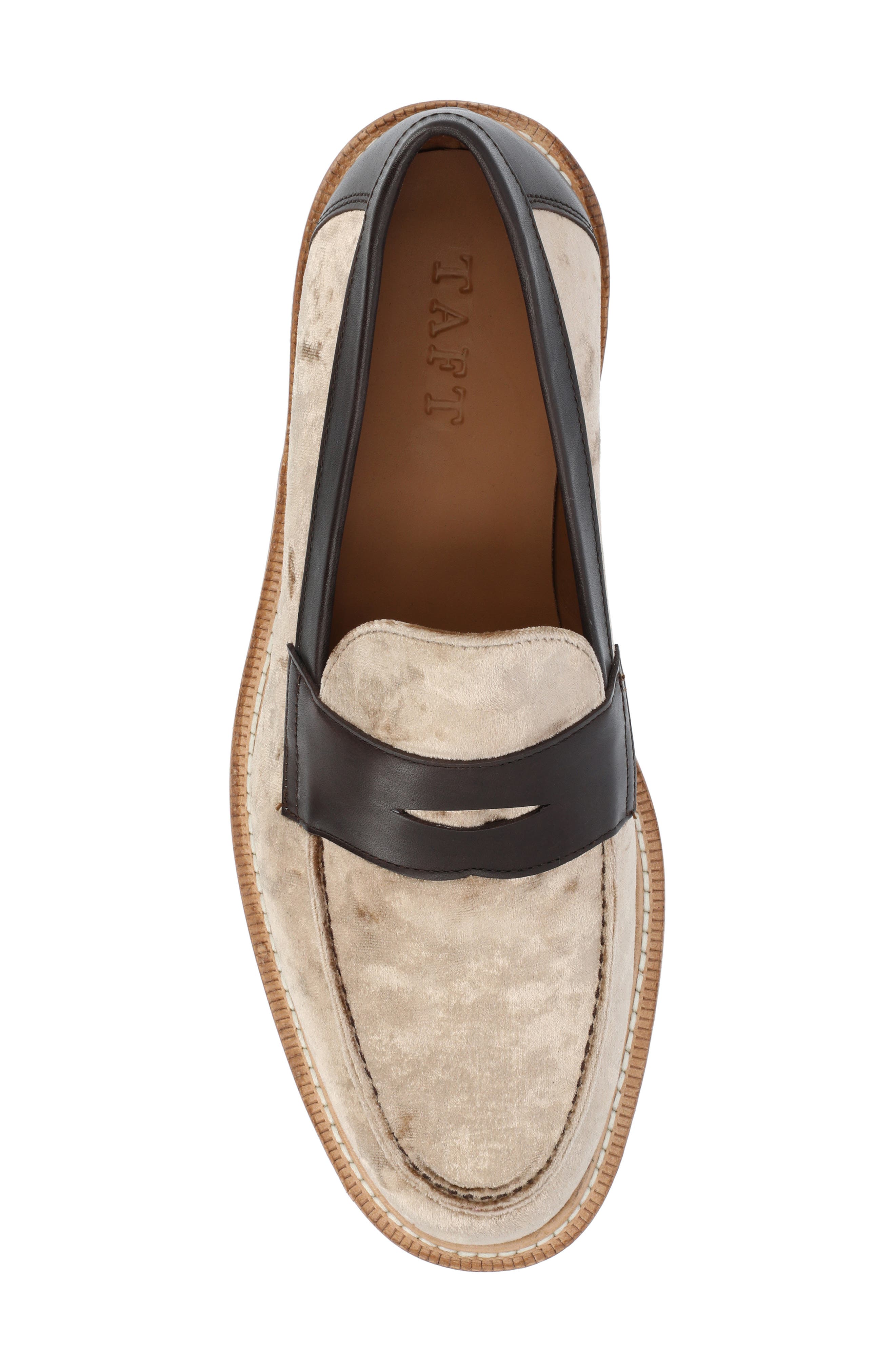 TAFT Fitz Suede Penny Loafer, Alternate, color, 