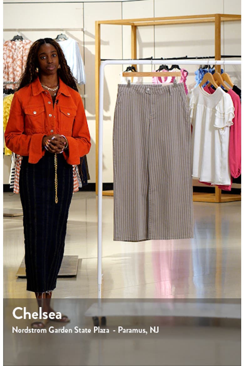 Mona High Waist Ankle Wide Leg Trouser Jeans video