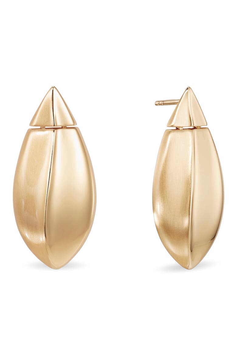 Tao Statement Drop Earrings, Main, color, GOLD