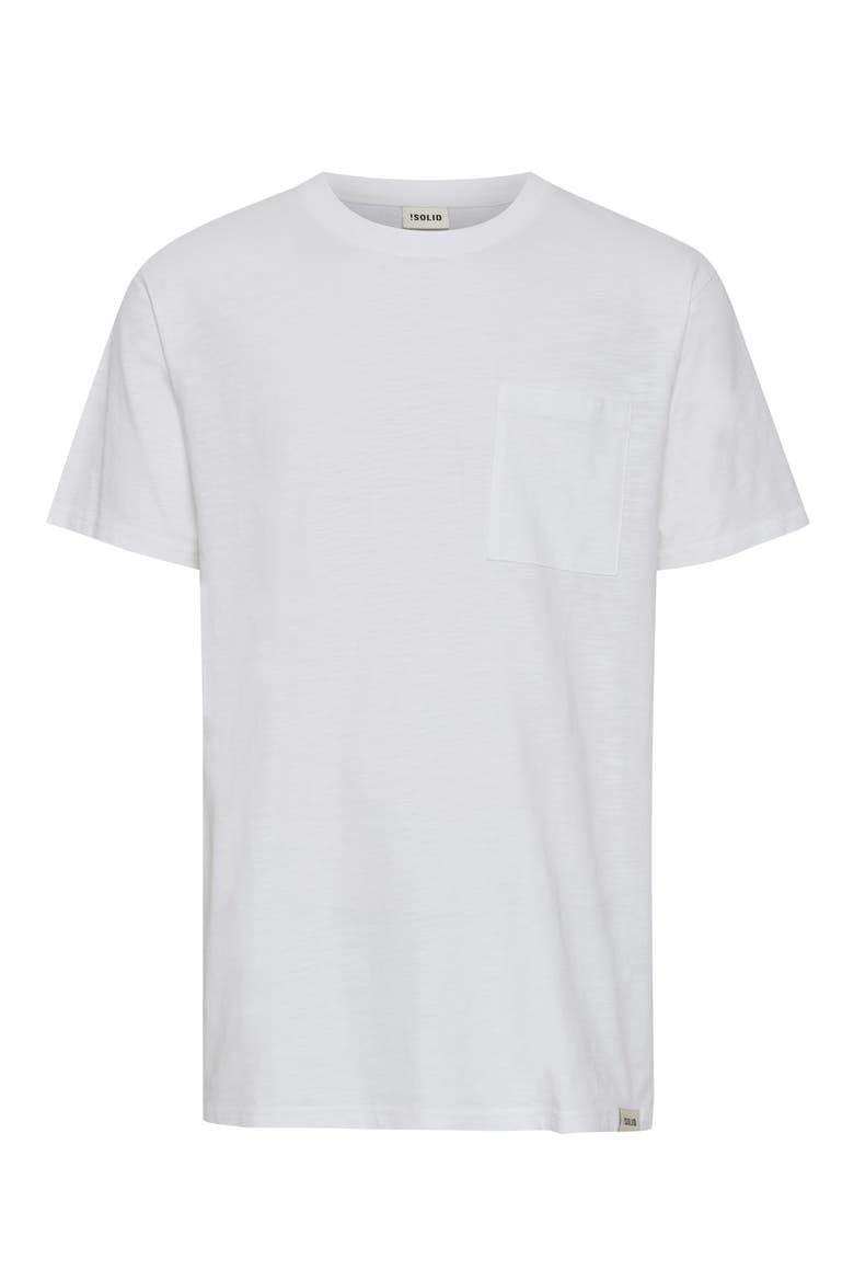 Durant Solid Cotton Pocket T-Shirt, Alternate, color, WHITE