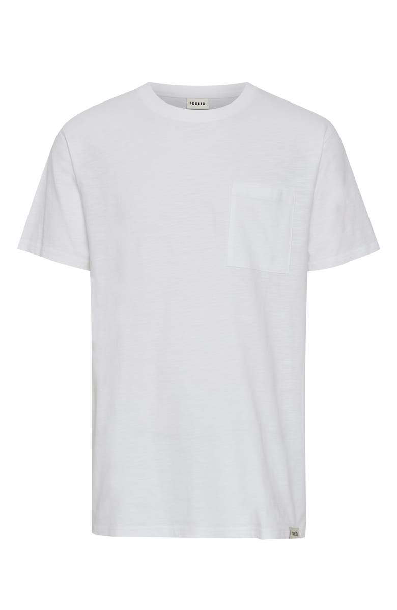 !SOLID Durant Solid Cotton Pocket T-Shirt, Alternate, color, White
