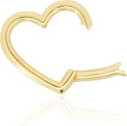 The Lovery Fine Jewelry Gold Heart Charm Holder