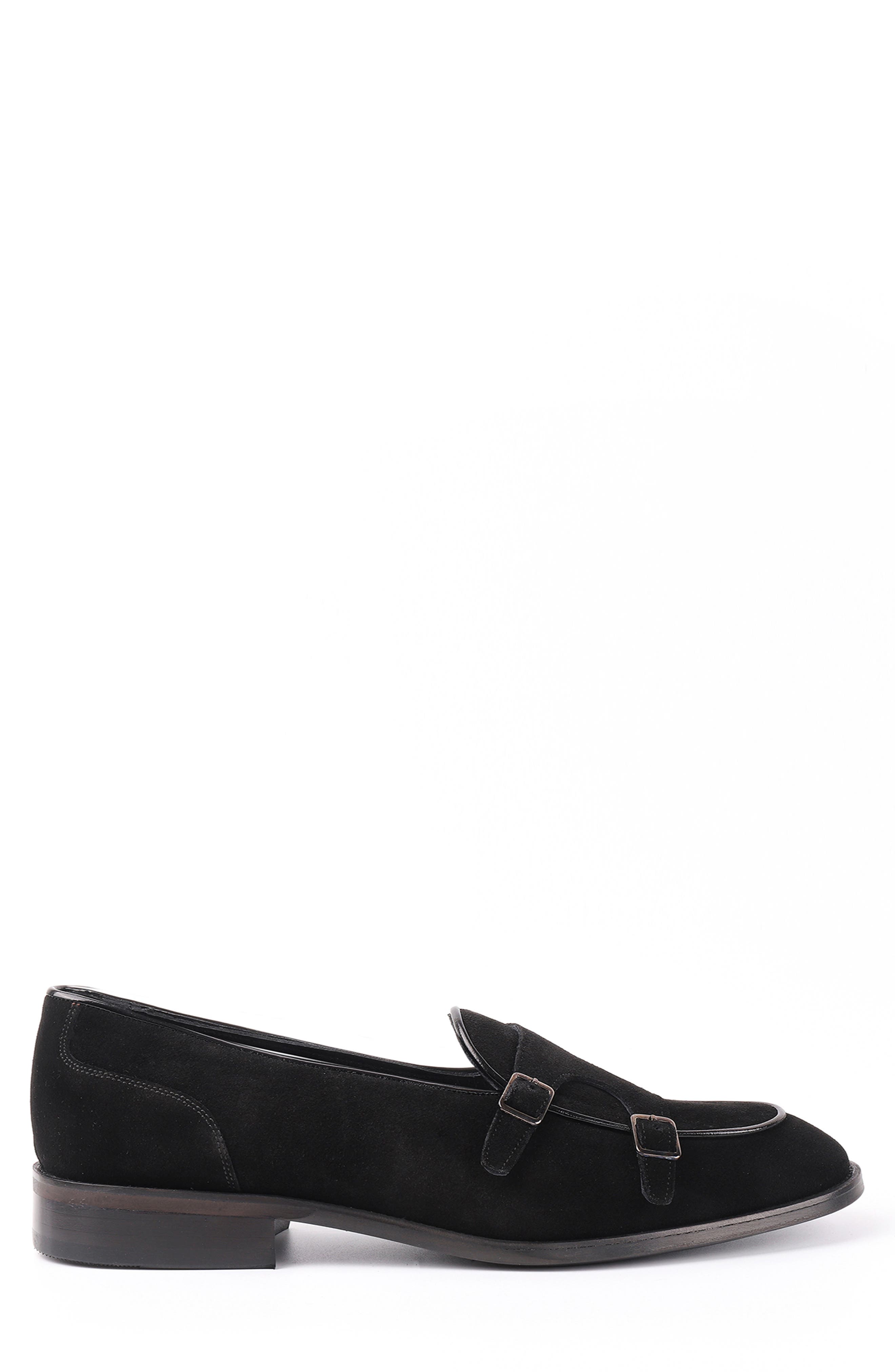 VELLAPAIS Bellville Buckle Loafer, Alternate, color, Black