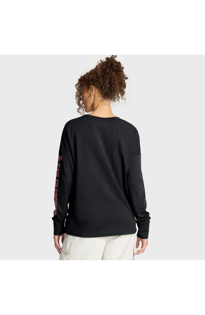 FANATICS Women's Fanatics Black San Francisco 49ers Hometown Legacy Long Sleeve T-Shirt, Alternate, color, 