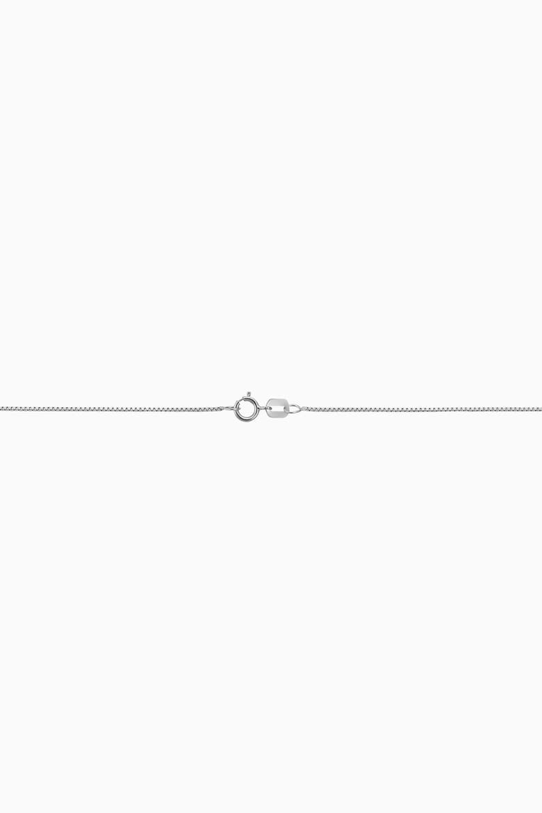 14K Gold Bodega Box Chain, Alternate, color, White Gold