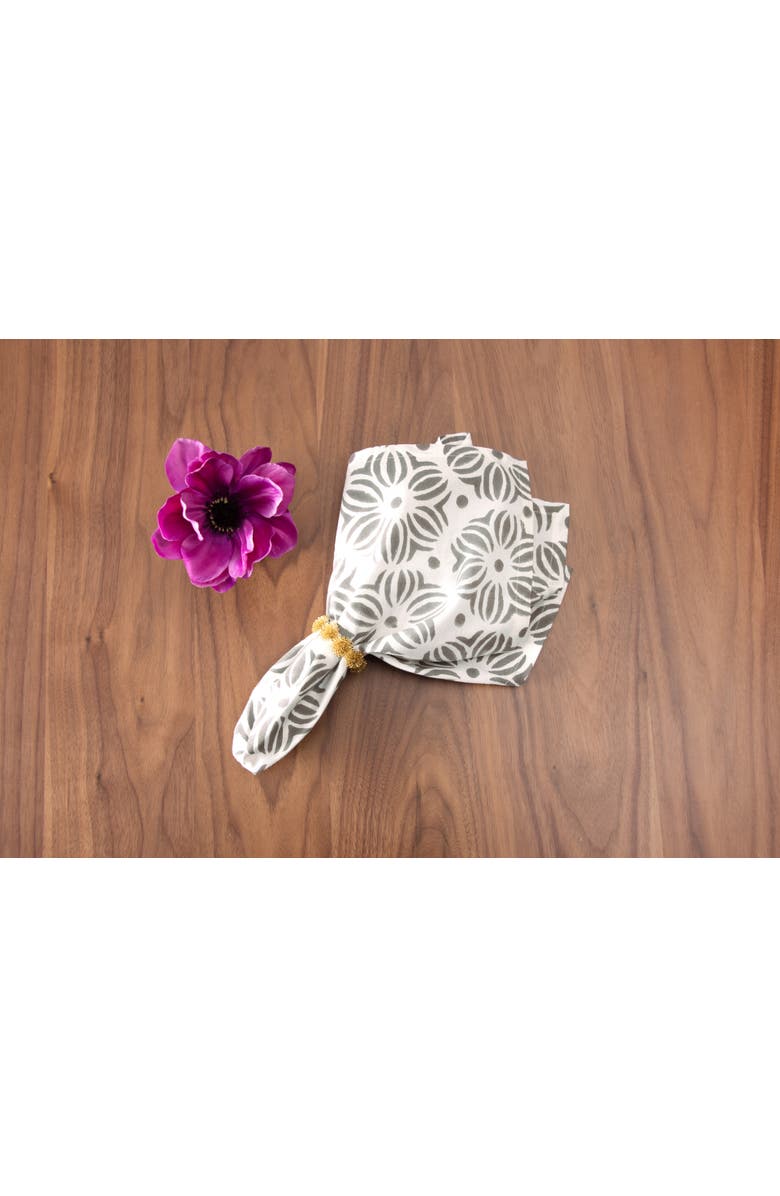 carol & frank Midge Boulder Napkin Set of 4, Alternate, color, Gray