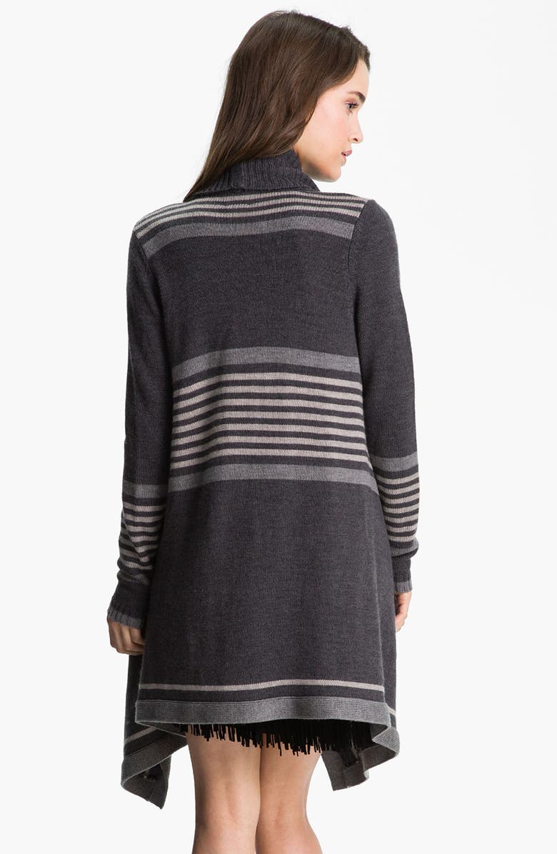 Haute Hippie Draped Oversized Cowl Cardigan, Alternate, color,