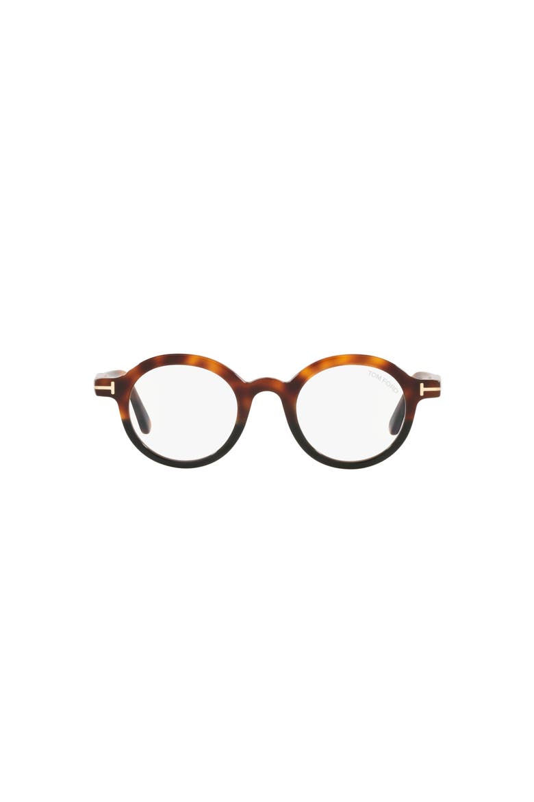 45mm Round optical glasses, Alternate, color, Tortoise