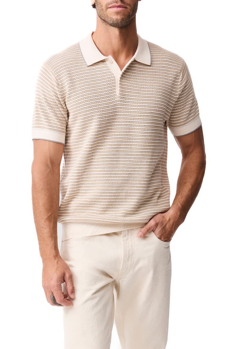 Oyster Island Texture Polo, Main, color, ACORN
