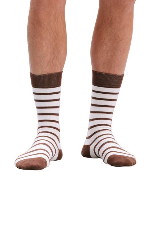 Men's Stripe Crew Sock