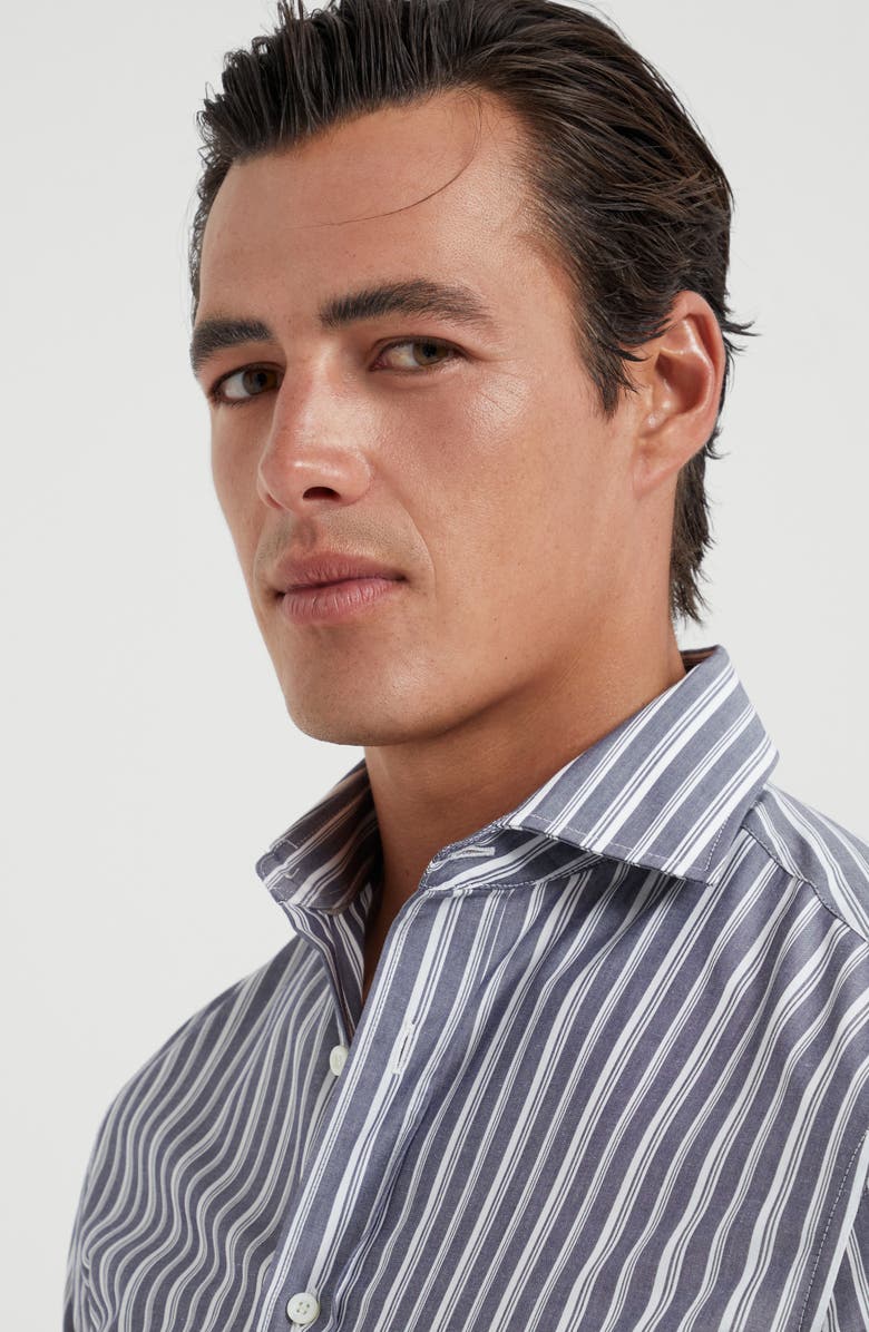 Brunello Cucinelli Striped shirt, Alternate, color, 