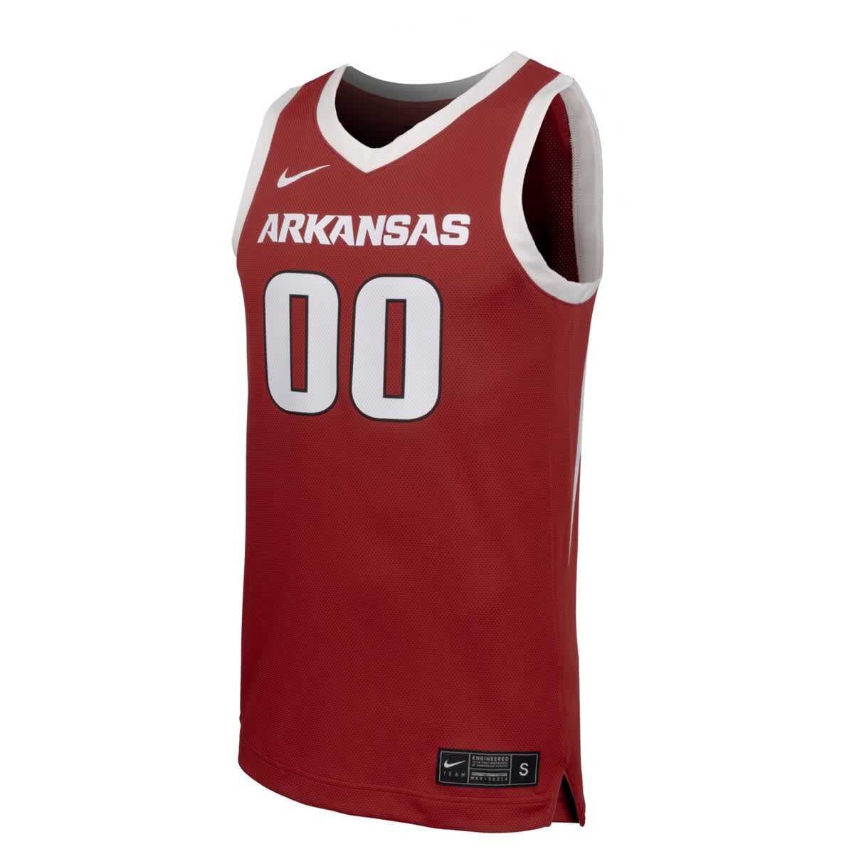 Nike Men's Nike #00 Cardinal Arkansas Razorbacks Replica Basketball ...