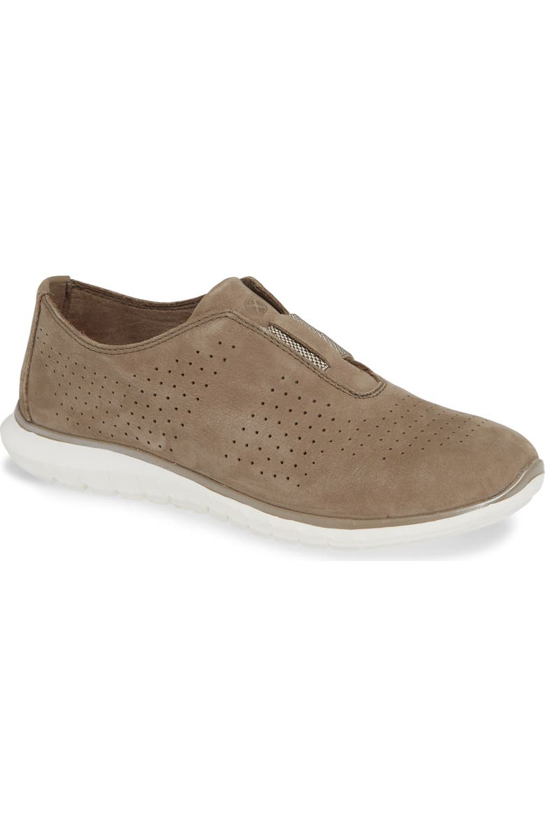 Hush Puppies<sup>®</sup> Tricia Perforated Slip-On Sneaker, Main, color,