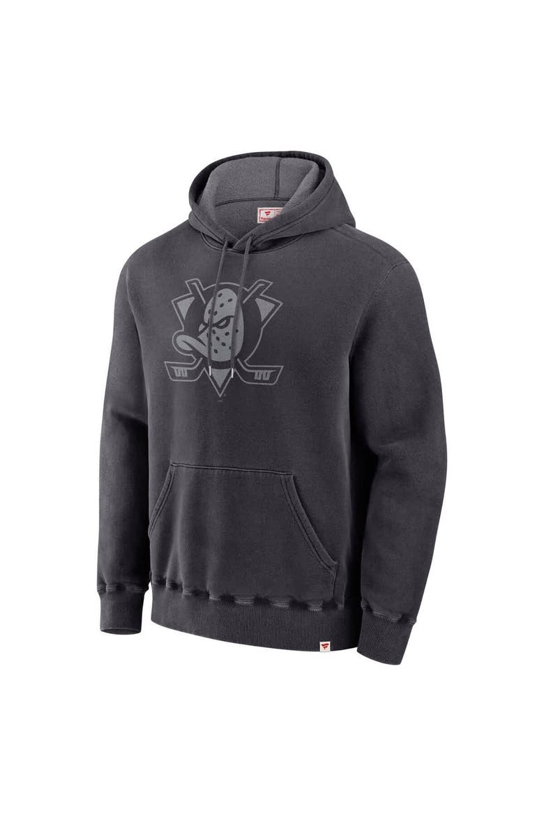 Men's Fanatics Black Anaheim Ducks Made in Canada Pullover Hoodie, Alternate, color, Black