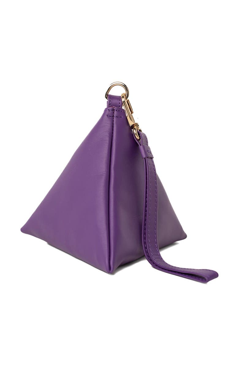 LUSSO Los Angeles Lakers Rhea Dumpling Wristlet, Alternate, color, Purple