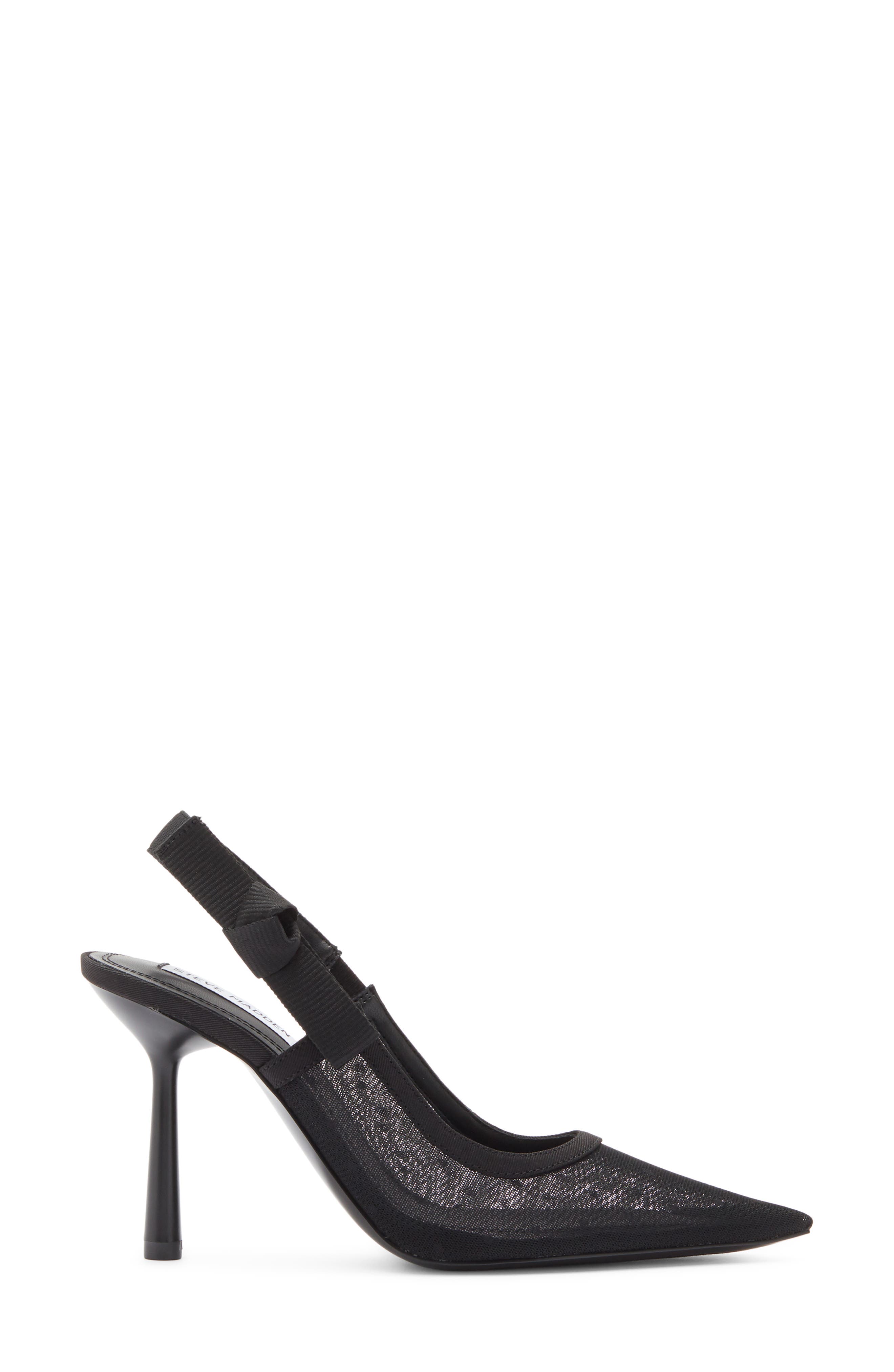 Steve Madden Stefani Slingback Pump, Alternate, color, Black
